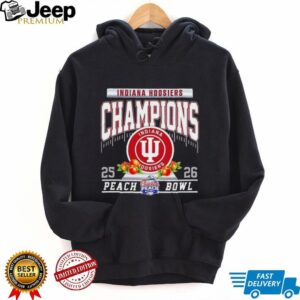 Indiana Hoosiers football 2025 26 Peach Bowl Champions Shirt