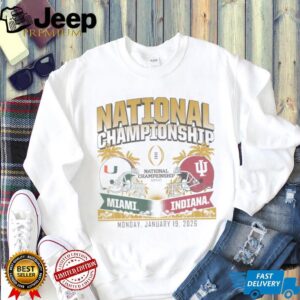 Indiana & Miami CFP National Championship Matchup Shirt
