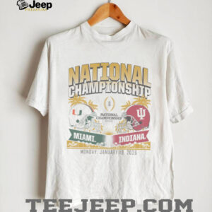 Indiana & Miami CFP National Championship Matchup Shirt
