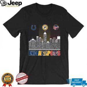 Indianapolis Pro Sports Skyline T Shirt