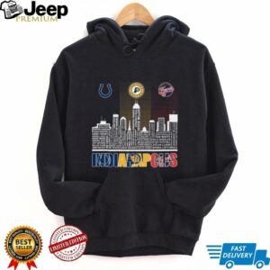 Indianapolis Pro Sports Skyline T Shirt