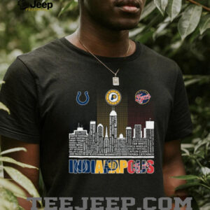 Indianapolis Pro Sports Skyline T Shirt