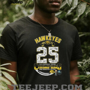 Iowa Hawkeyes Football 2025 ReliaQuest Bowl Champions Commemorative Tee Iowa Hawkeyes Football 2025 ReliaQuest Bowl Champions Commemorative Tee