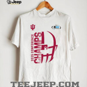 Iu Hoosiers 2025 Big Ten Conference Champs Grey Tee