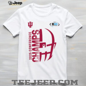 Iu Hoosiers 2025 Big Ten Conference Champs Grey Tee
