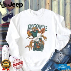 Jacksonville Football Retro Jaxson de Ville on the top shirt