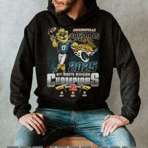 Jacksonville Jaguars 2025 AFC North Division Champions T Shirt
