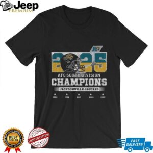 Jacksonville Jaguars AFC South Division Champions 2025 shirt Jacksonville Jaguars AFC South Division Champions 2025 shirt