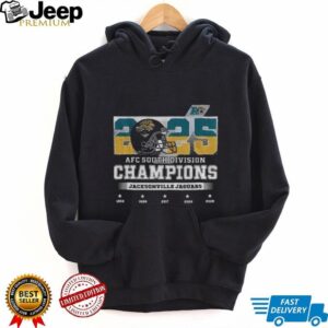 Jacksonville Jaguars AFC South Division Champions 2025 shirt