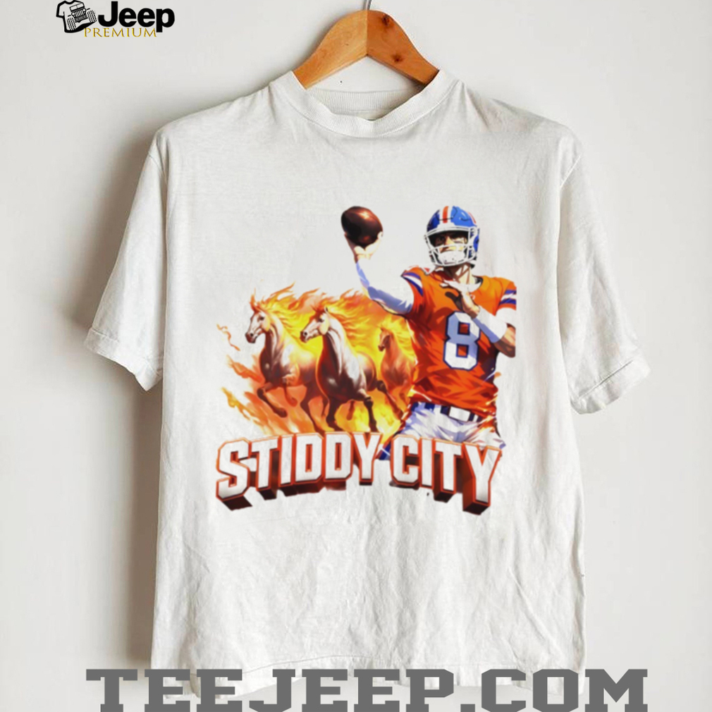 Jarrett Stidham 8 Denver Broncos Football Stiddy City 2026 shirt Jarrett Stidham 8 Denver Broncos Football Stiddy City 2026 shirt