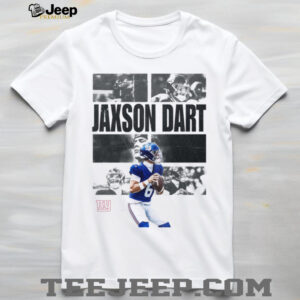 Jaxson Dart New York Giants Graphic T Shirt Jaxson Dart New York Giants Graphic T Shirt