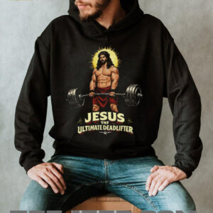 Jesus The Ultimate Deadlifter Funny Gym Fitness Muscle Tank Top