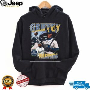 Ken Griffey Jr. Seattle Mariners Vintage Graphic T Shirt Ken Griffey Jr. Seattle Mariners Vintage Graphic T Shirt