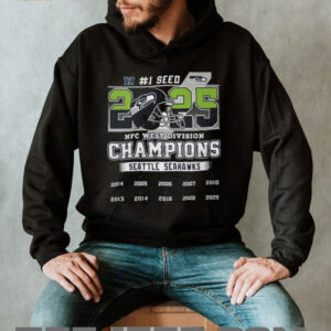 Seattle Seahawks NFC West Division Champions T Shirt Seattle Seahawks NFC West Division Champions T Shirt