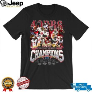 Faithful to the Bay 49ers 2025 Division Champs Shirt