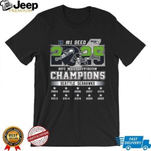 Seattle Seahawks NFC West Division Champions T Shirt