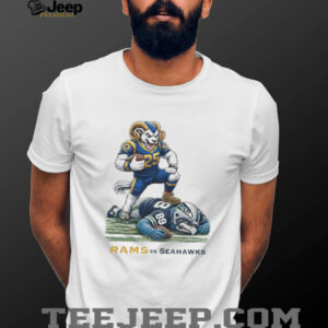 LA Rams Dominating Seattle Seahawks Mascot Football T Shirt T Shirt LA Rams Dominating Seattle Seahawks Mascot Football T Shirt T Shirt