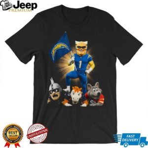 Los Angeles Chargers Unofficial Mascots T Shirt