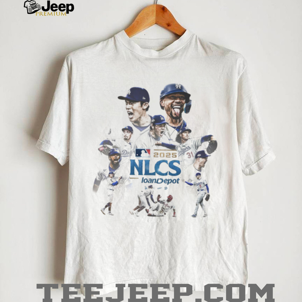 Los Angeles Dodgers 2025 NLCS Champions Locker Room T Shirt Los Angeles Dodgers 2025 NLCS Champions Locker Room T Shirt