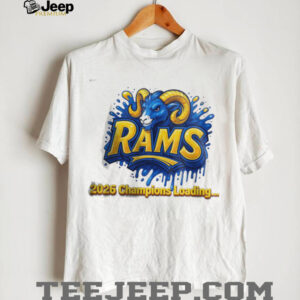 Los Angeles Rams 2026 Champions Loading Football Graphic Tee
