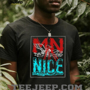 MN Nice Minnesota Laser Loon Artistic Graphic T Shirt