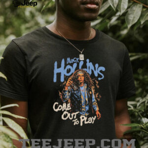 Mack Hollins Come Out To Play Retro Blue & Gold T Shirt