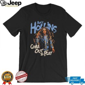 Mack Hollins Come Out To Play Retro Blue & Gold T Shirt