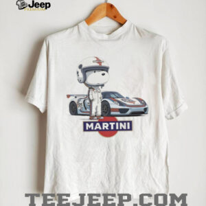 Martini Racing Snoopy Driver Porsche 918 Spyder Motorsport T Shirt