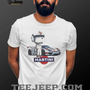 Martini Racing Snoopy Driver Porsche 918 Spyder Motorsport T Shirt