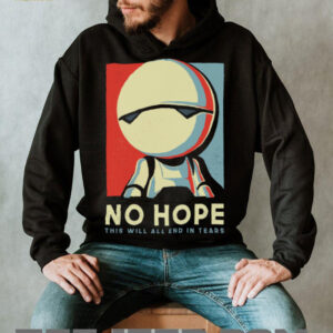 Marvin the Paranoid Android “No Hope” Sci Fi Parody T Shirt