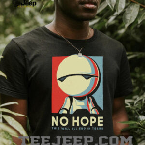 Marvin the Paranoid Android “No Hope” Sci Fi Parody T Shirt