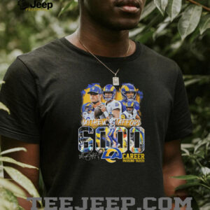 Matthew Stafford 60,000 Career Passing Yards Commemorative T Shirt