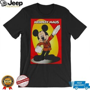 Meinkey Maus Parody Cartoon Mouse Villain Black T Shirt