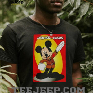 Meinkey Maus Parody Cartoon Mouse Villain Black T Shirt