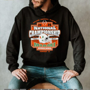 Miami Hurricanes 2025 26 College Football Playoff National Championship Game shirt