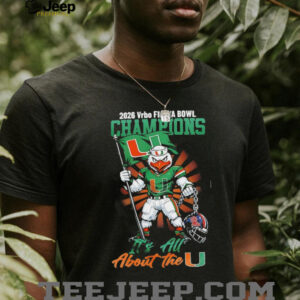 Miami Hurricanes 2026 Vrbo Fiesta Bowl Champions Shirt