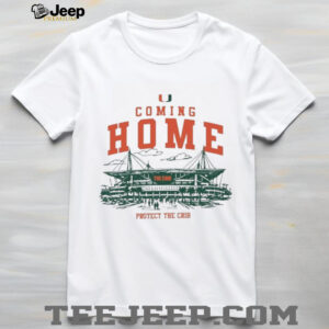 Miami Hurricanes Coming Home protect The Crib 2026 Unisex T shirt Miami Hurricanes Coming Home protect The Crib 2026 Unisex T shirt