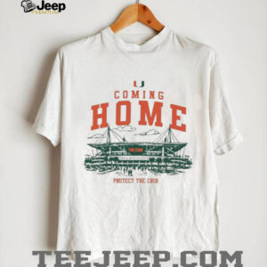 Miami Hurricanes Coming Home protect The Crib 2026 Unisex T shirt