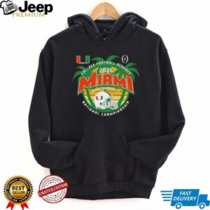 Miami Hurricanes Football 2026 Men’s National Championship Game shirt