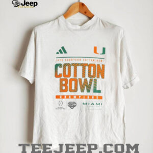 Miami Hurricanes White 2025 Goodyear Cotton Bowl Champions shirt Miami Hurricanes White 2025 Goodyear Cotton Bowl Champions shirt