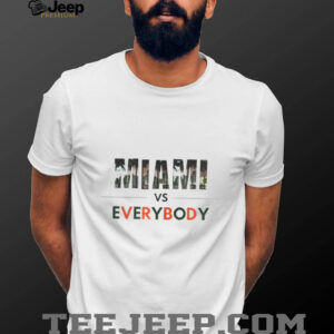 Miami Hurricanes football Miami vs Everybody let’s go Canes shirt