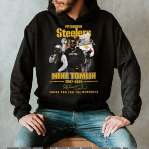 Mike Tomlin Pittsburgh Steelers Thank You For The Memories Tribute Shirt