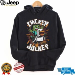 Minecraft Chicken Jockey Zombie Hulk Funny Gaming T Shirt