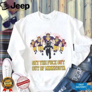 Minnesota Vikings Anti ICE “Get Out Of Minnesota” Protest T Shirt
