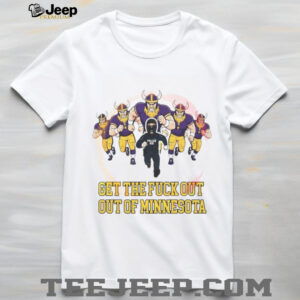 Minnesota Vikings Anti ICE “Get Out Of Minnesota” Protest T Shirt