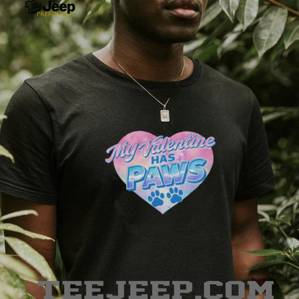 My Valentine Has Paws Heart Galaxy Dog Lover Sweatshirt My Valentine Has Paws Heart Galaxy Dog Lover Sweatshirt