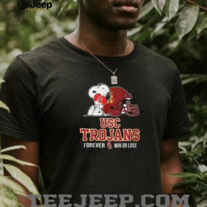 USC Trojans x Snoopy Forever Win or Lose T Shirt USC Trojans x Snoopy Forever Win or Lose T Shirt