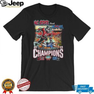 NC State Wolfpack 2025 Gasparilla Bowl Champions T Shirt. NC State Wolfpack 2025 Gasparilla Bowl Champions T Shirt.