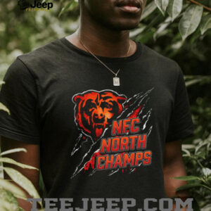 NFC North Division Champions Bear Head T Shirt NFC North Division Champions Bear Head T Shirt