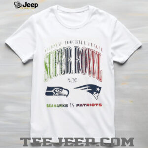 NFL Super Bowl 2026 Seahawks vs Patriots Matchup Graphic T Shirt